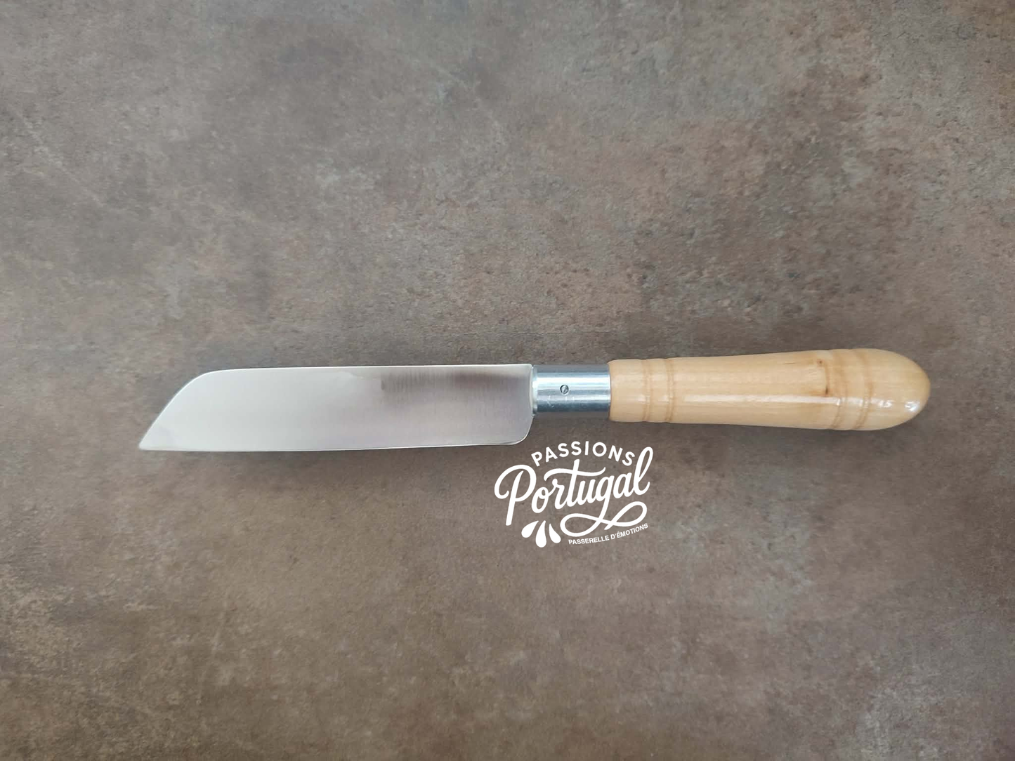Couteau portugais artisanal inox & bois n° 02