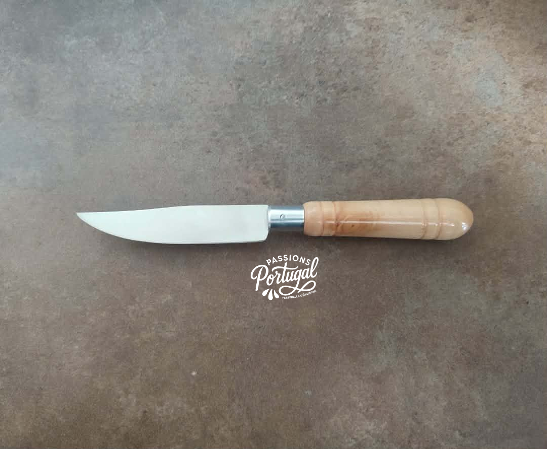 Couteau portugais artisanal inox & bois N°1