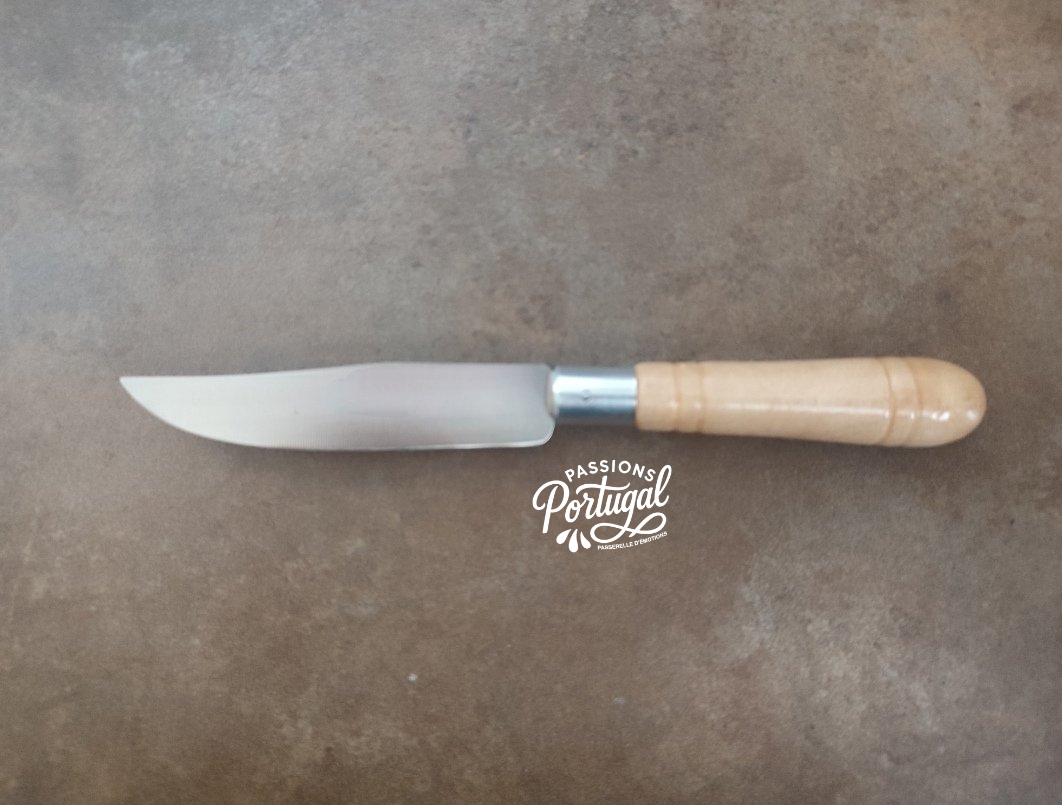 Couteau portugais artisanal inox & bois N°2