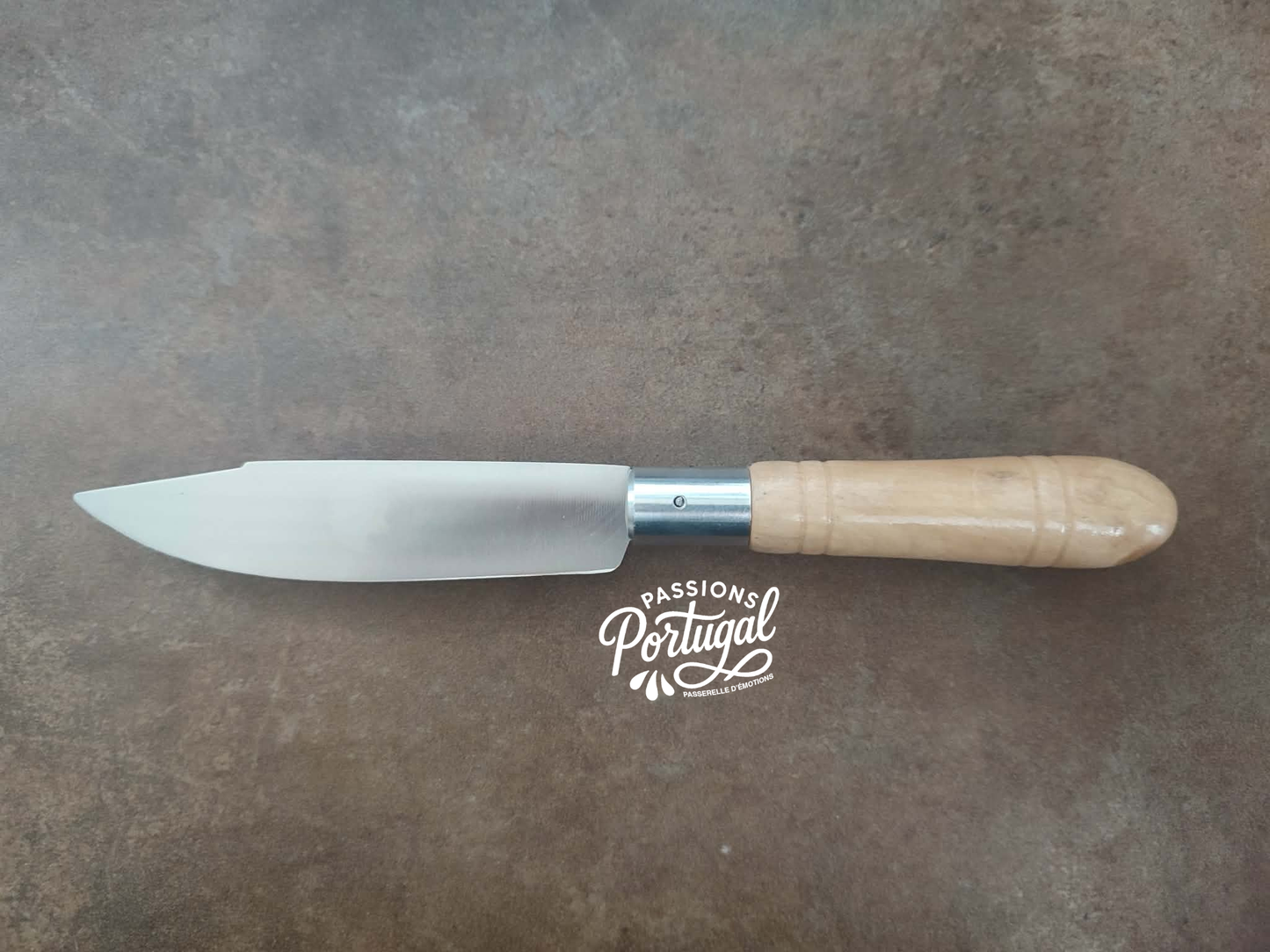 Couteau portugais artisanal l inox & bois N°3
