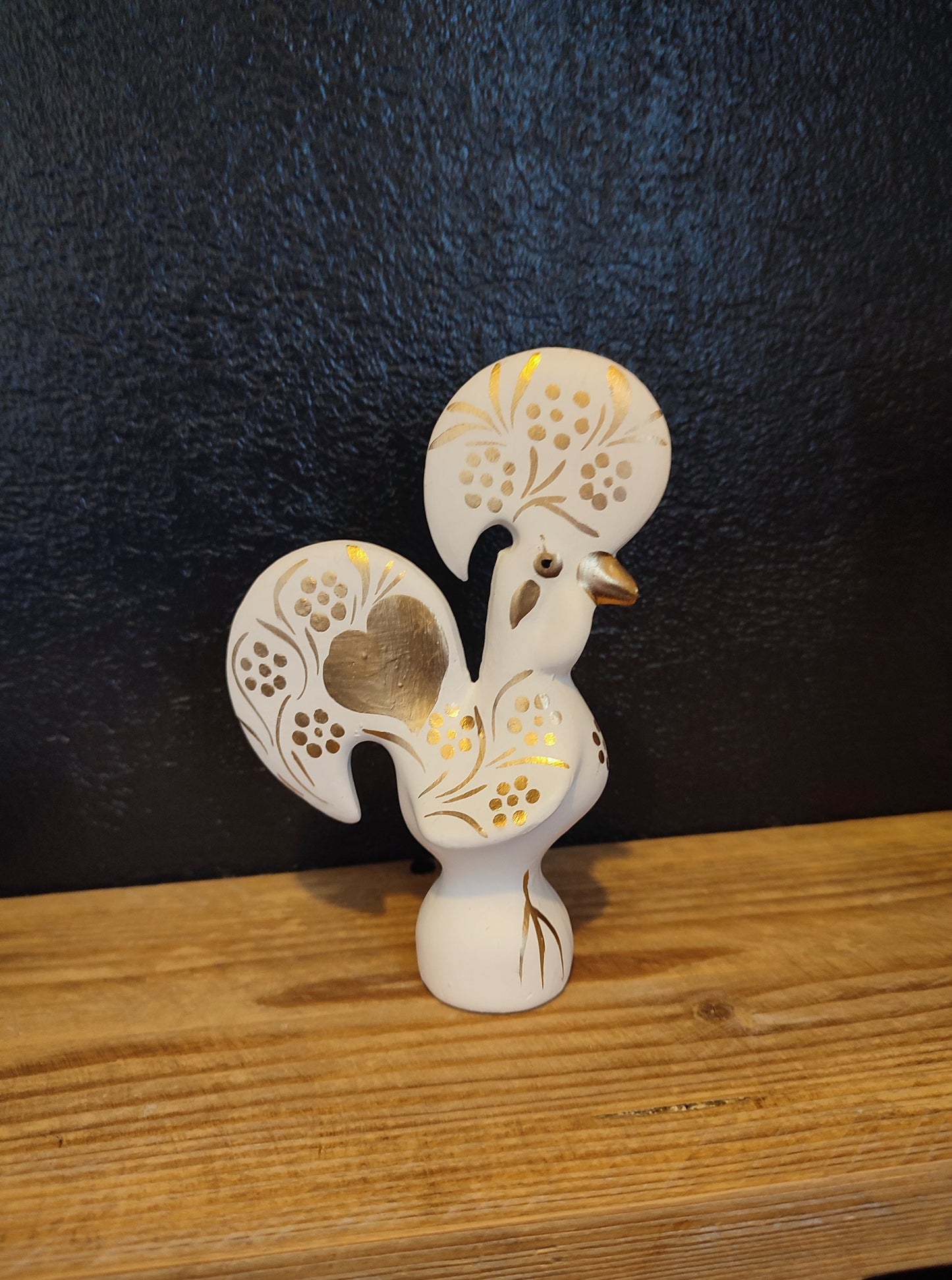 Coq de Barcelos - Galo de Barcelos - blanc & doré