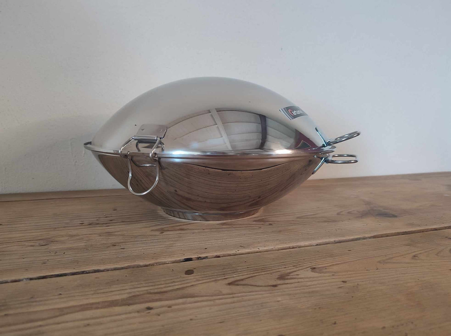 cataplana portugaise diamètre 30 cm pour 4/6 personnes, fabrication portugaise. Produit made in Portugal
