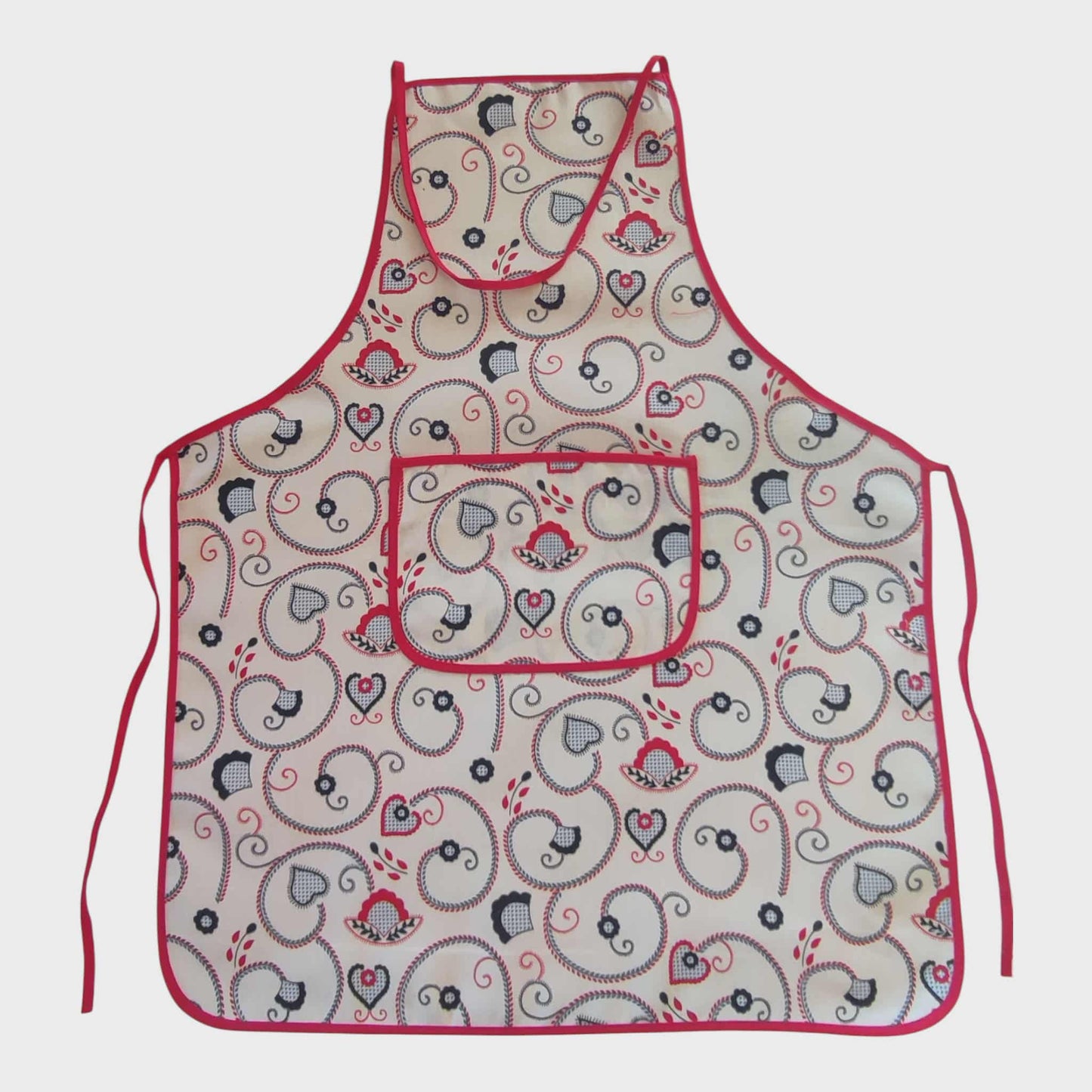 Tablier 100% coton "Viana Portugal" (rouge)