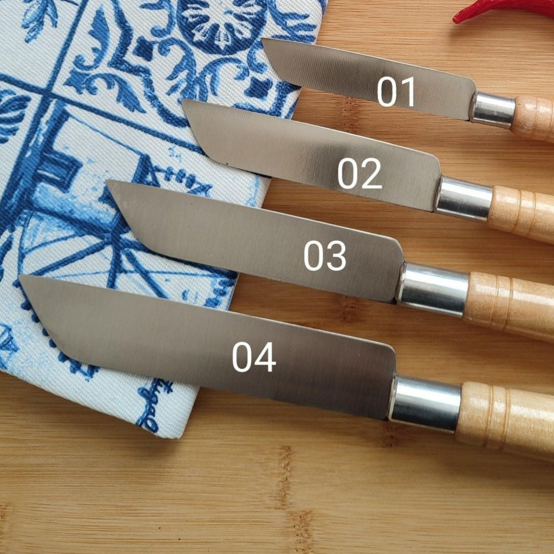 Couteau inox & bois n° 02