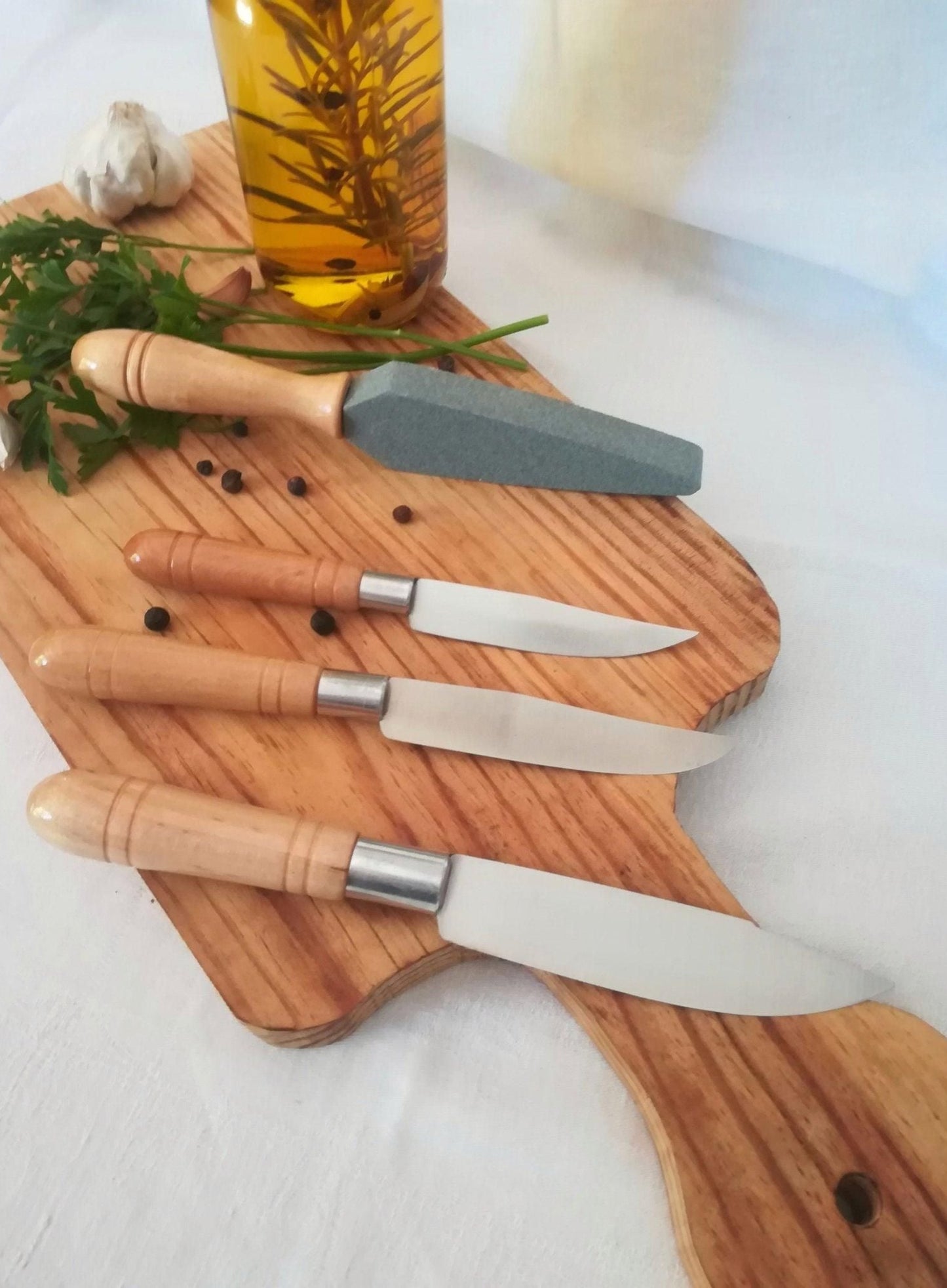 Couteau inox & bois N°2 couteaux portugais fabrication au Portugal