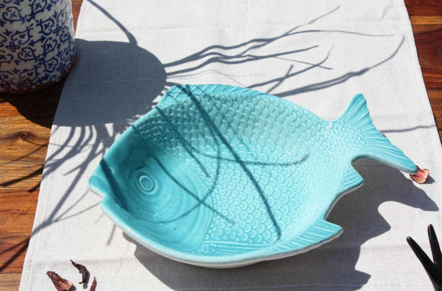 Plat creux en forme de POISSON