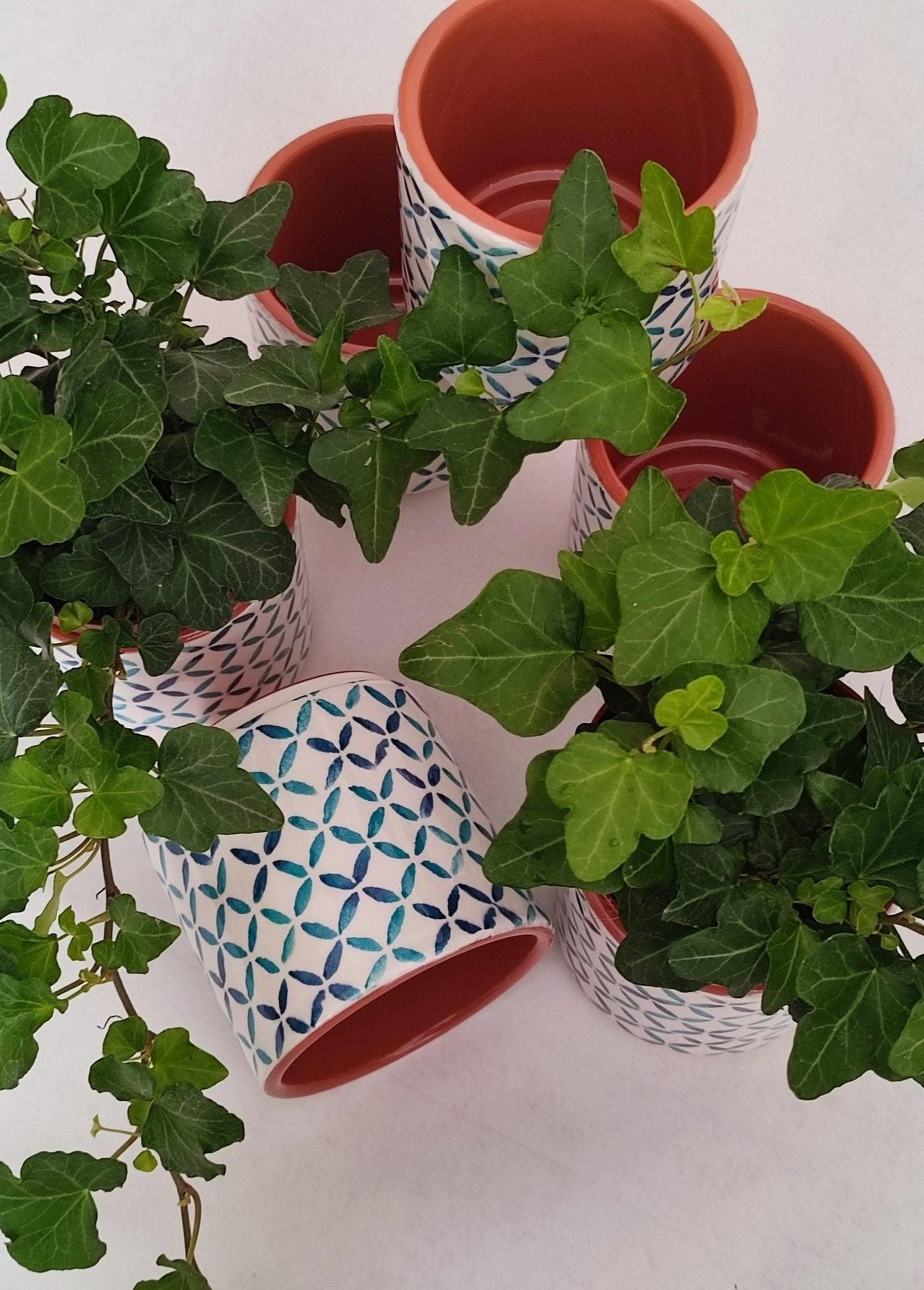 Pot en terre cuite vitrifié