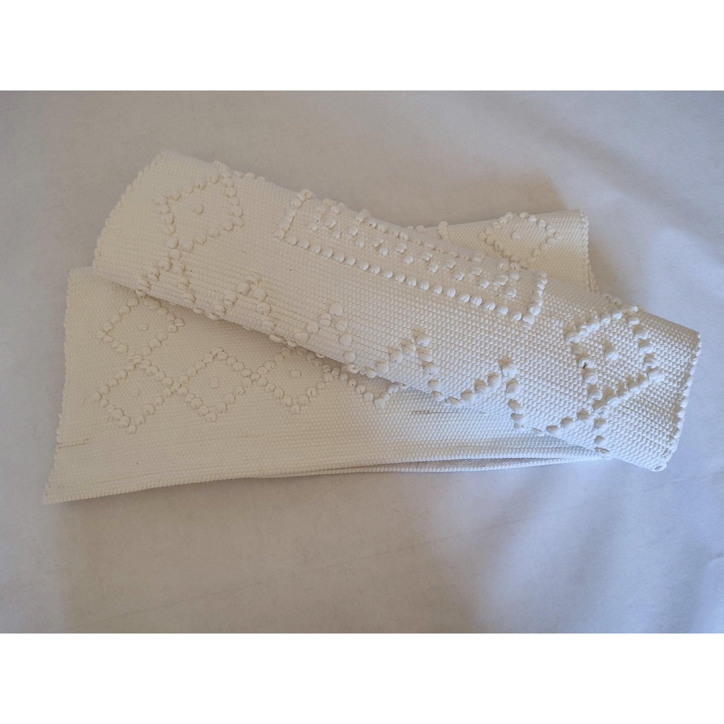 Tapis PUXADO - 100% coton blanc