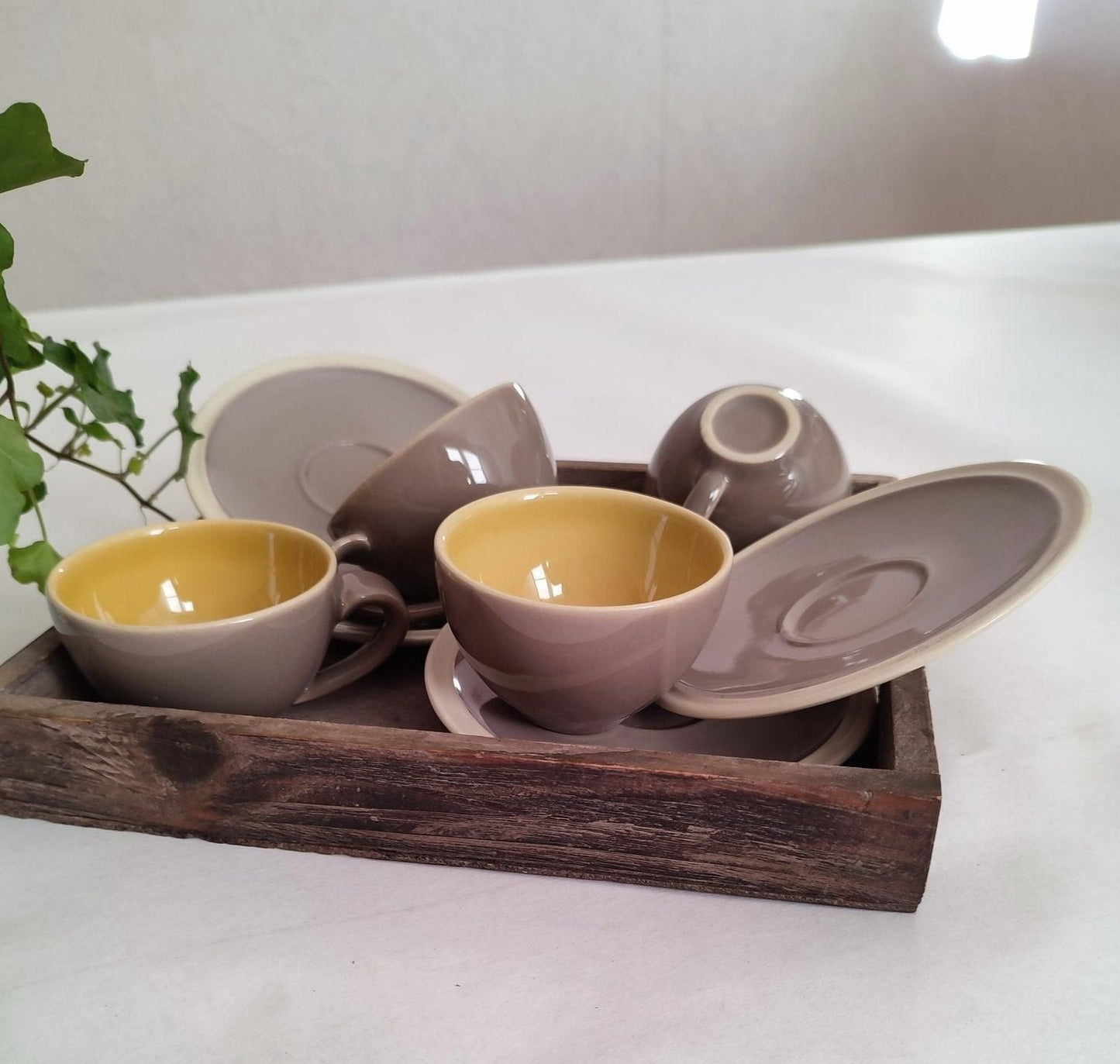 Tasse à café & soucoupe