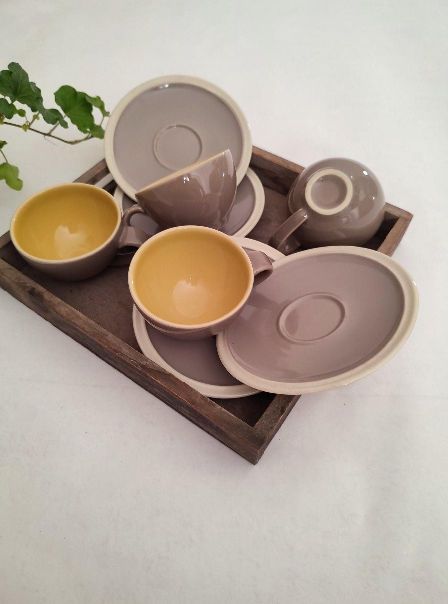 Tasse à café & soucoupe