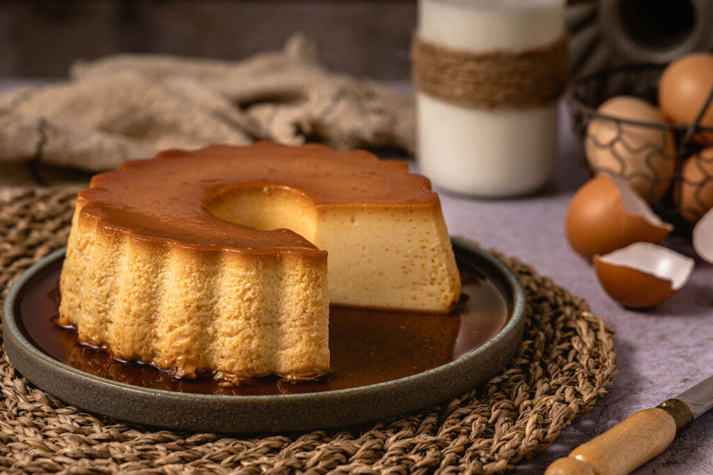 "PUDIM DE OVOS" le pudding aux oeufs,  portugais,  une gourmandise que l'on retrouve partout