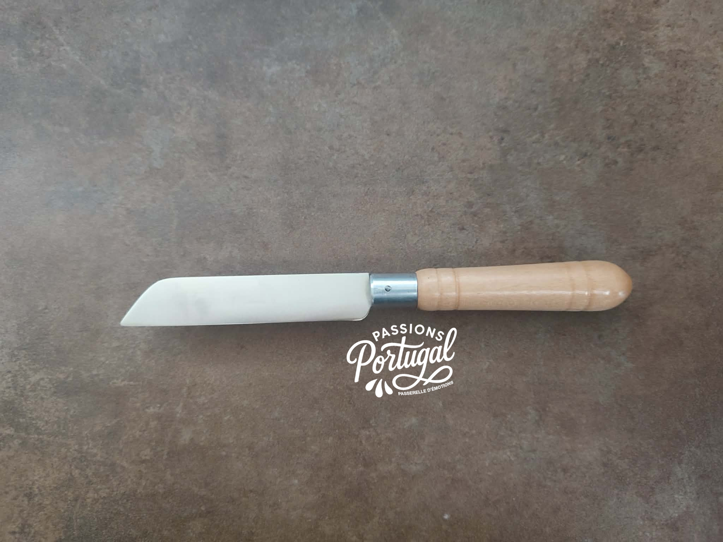 Couteau portugais artisanal inox & bois n° 01
