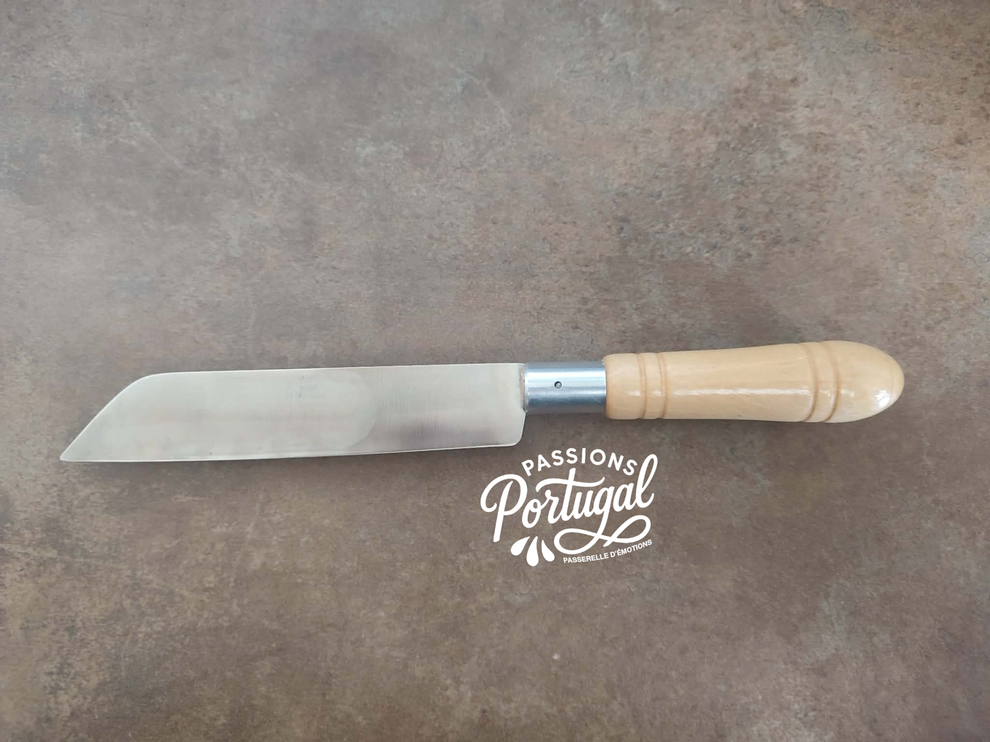 Couteau portugais artisanal inox & bois n°04