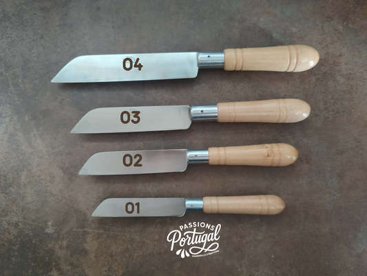 Couteau portugais artisanal inox & bois n° 01