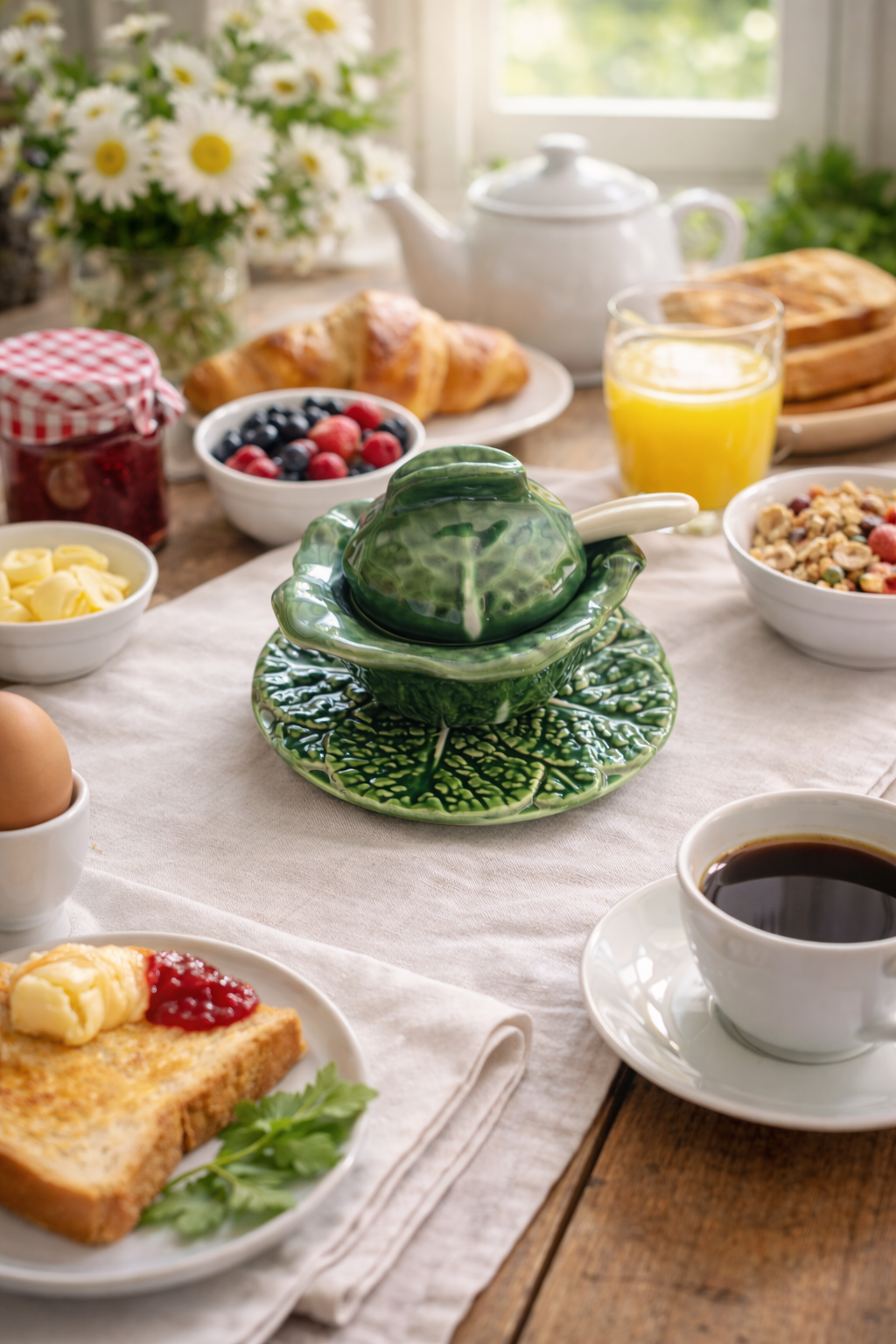 Sucrier ou compotier en forme de petit CHOU