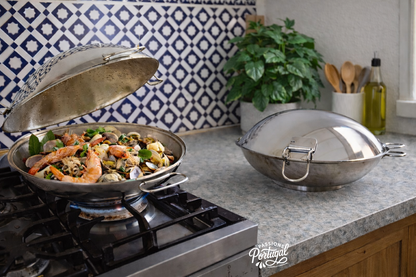 Cataplana inox 4/6 couverts (diamètre 30 cm)