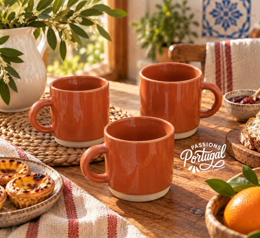 Mug en grès terracotta