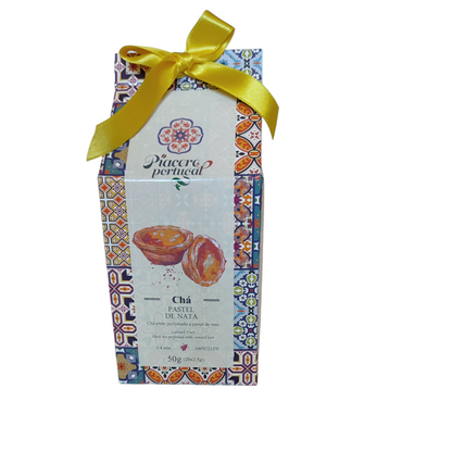 Thé noir arôme "Pastel de Nata" en sachet pyramidal