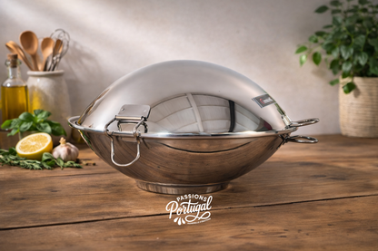 Cataplana inox 4/6 couverts (diamètre 30 cm)