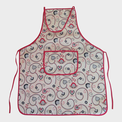 Tablier 100% coton "Viana Portugal" (rouge)