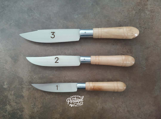 Couteau portugais artisanal inox & bois N°1