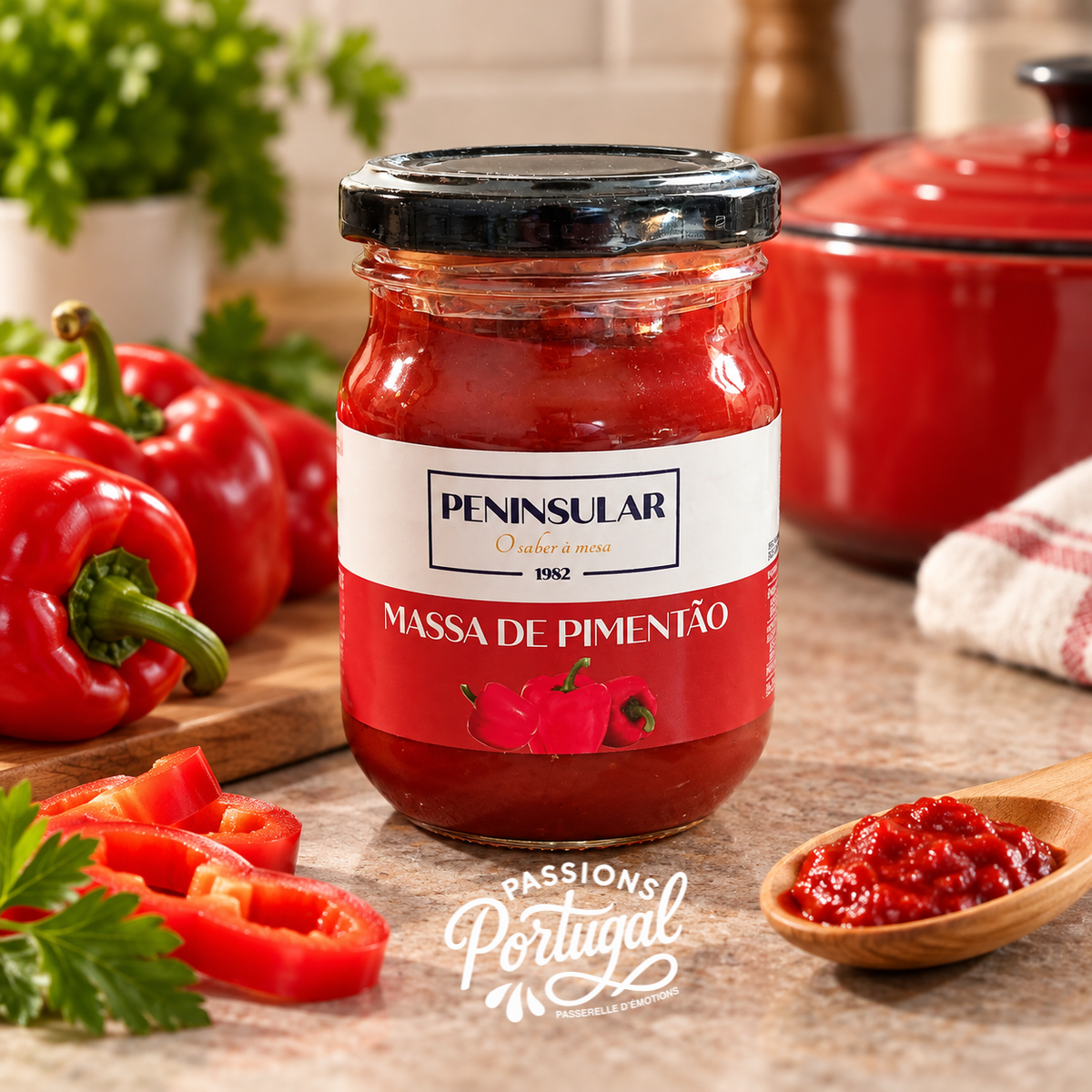 Purée de poivrons rouges  "MASSA DE PIMENTAO"
