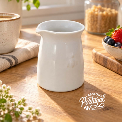 Petit pot à lait en grès avec abeille en relief