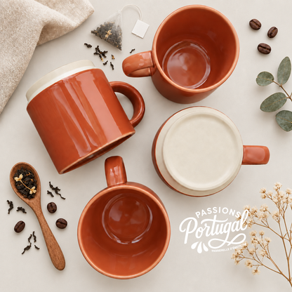 Mug en grès terracotta