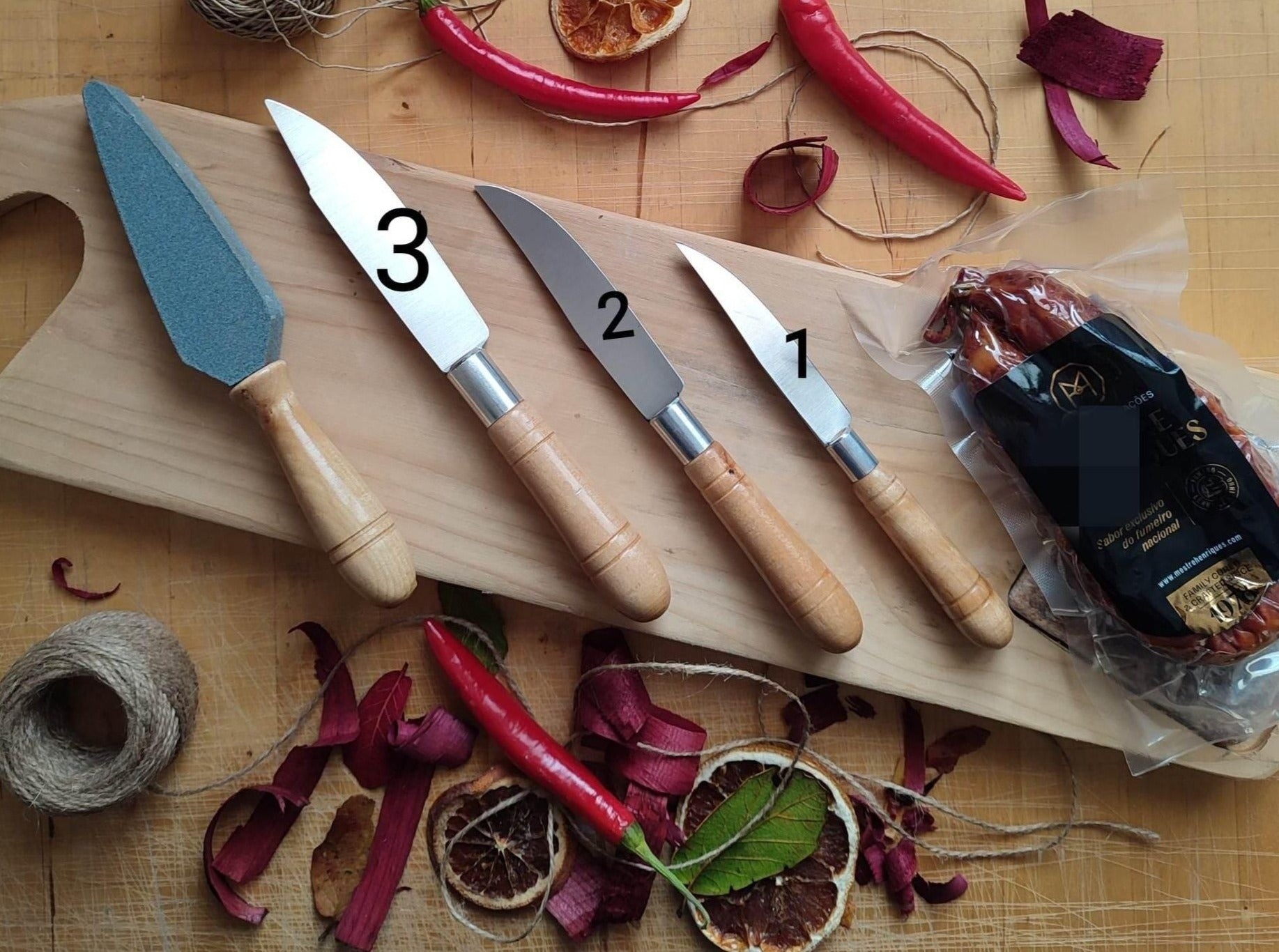 Couteau inox & bois N°2 COUTEAUX PORTUGAIS