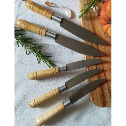 Couteau inox & bois N°3