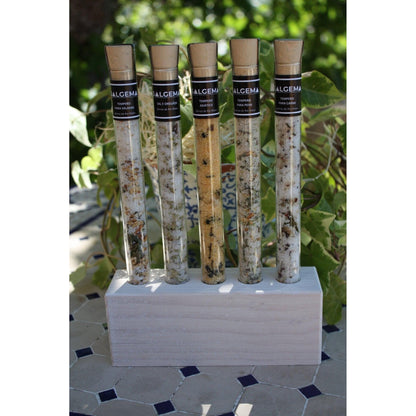 Ensemble de sel aromatisé 5 tubes + support