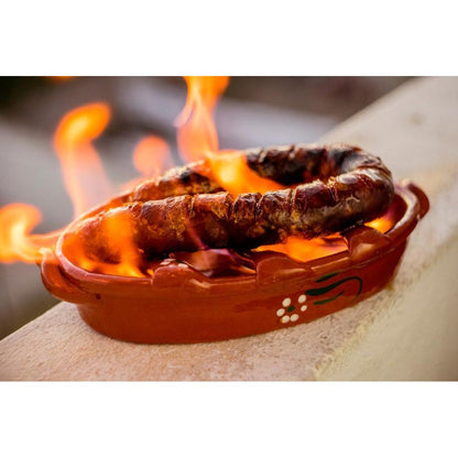 Grille pour chorizo grillé + 1 planche à découper + 1 couteau -"COFFRET 2"
